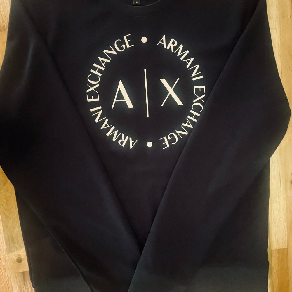 Armani Exchange Circle Logo Sweatshirt Mens M